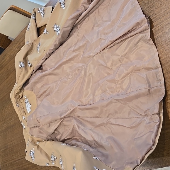 Charter Club Petite-Petite Embroidered Trench Coat In Soft Chestnut - Picture 14 of 16